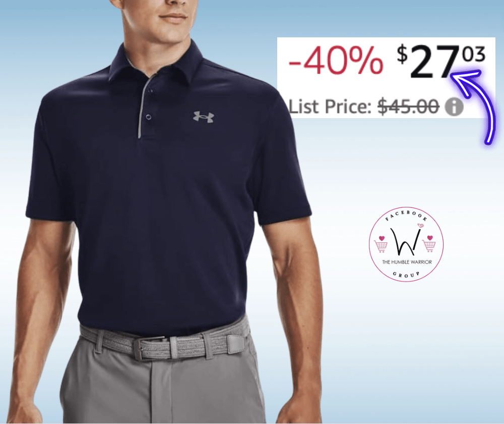 Under Armour Men’s Tech Golf Polo!